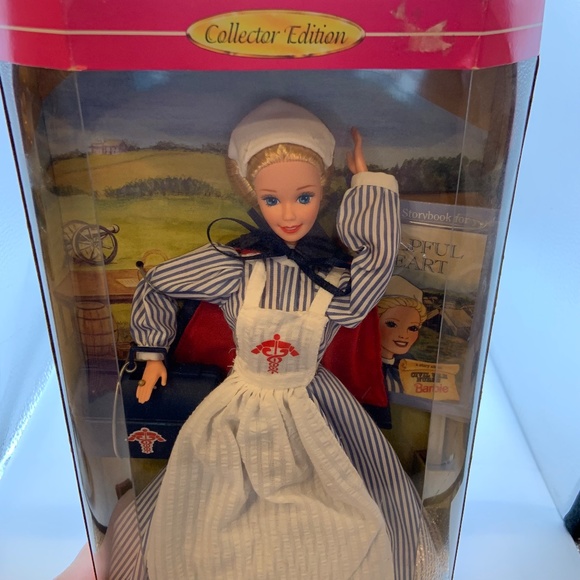 Vintage 1995 Civil War Nurse Barbie American Stories Collection Barbie Sealed - Picture 5 of 13